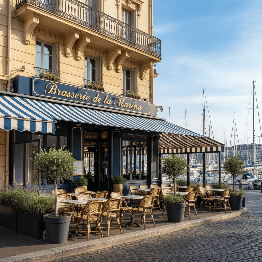 Bar-brasserie 202m² à Nice : terrasse - licence IV