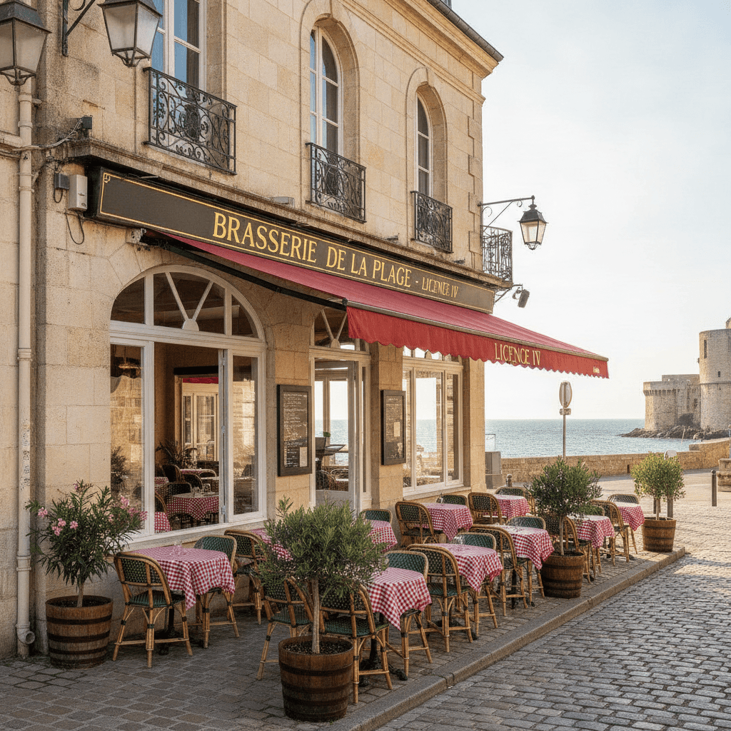 Restaurant à La Rochelle : terrasse - licence IV - Image 1