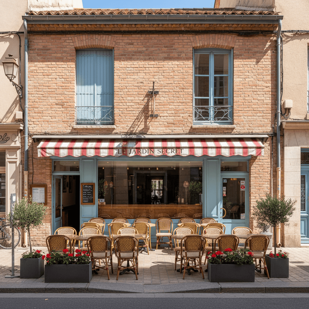 Restaurant 40m² à Toulouse : terrasse - extraction - Image 1