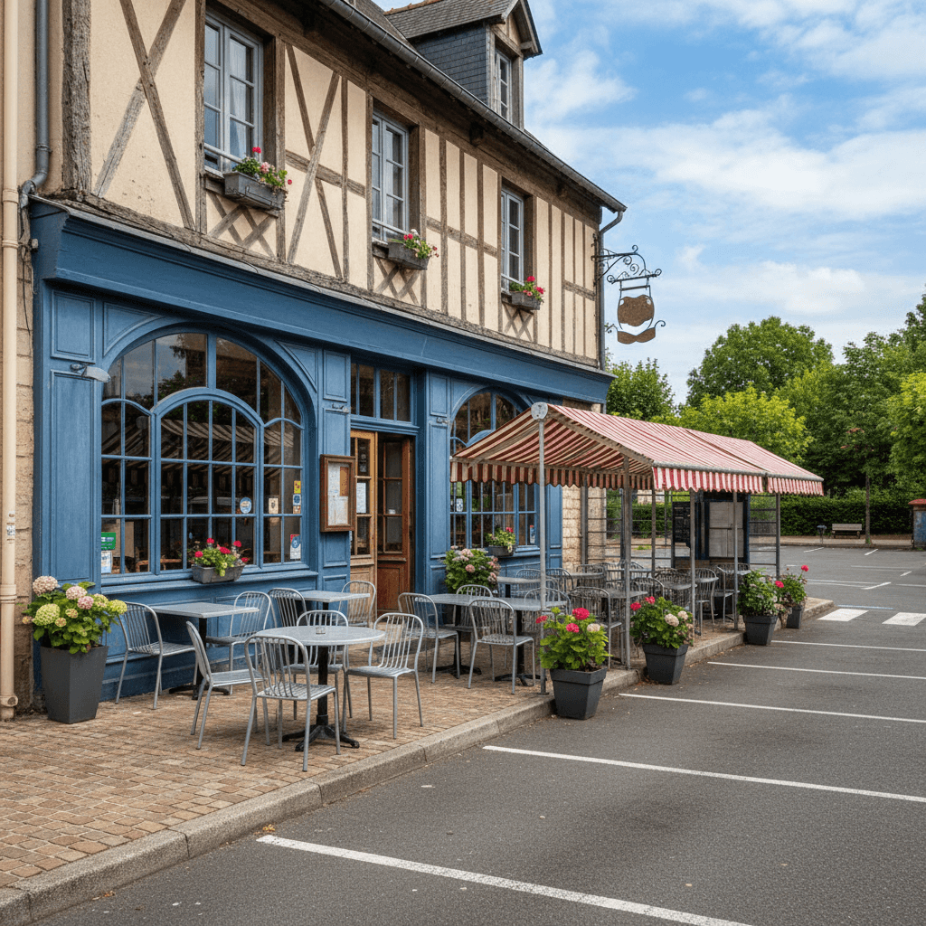 Restaurant 400m² à Rouen : terrasse - licence IV