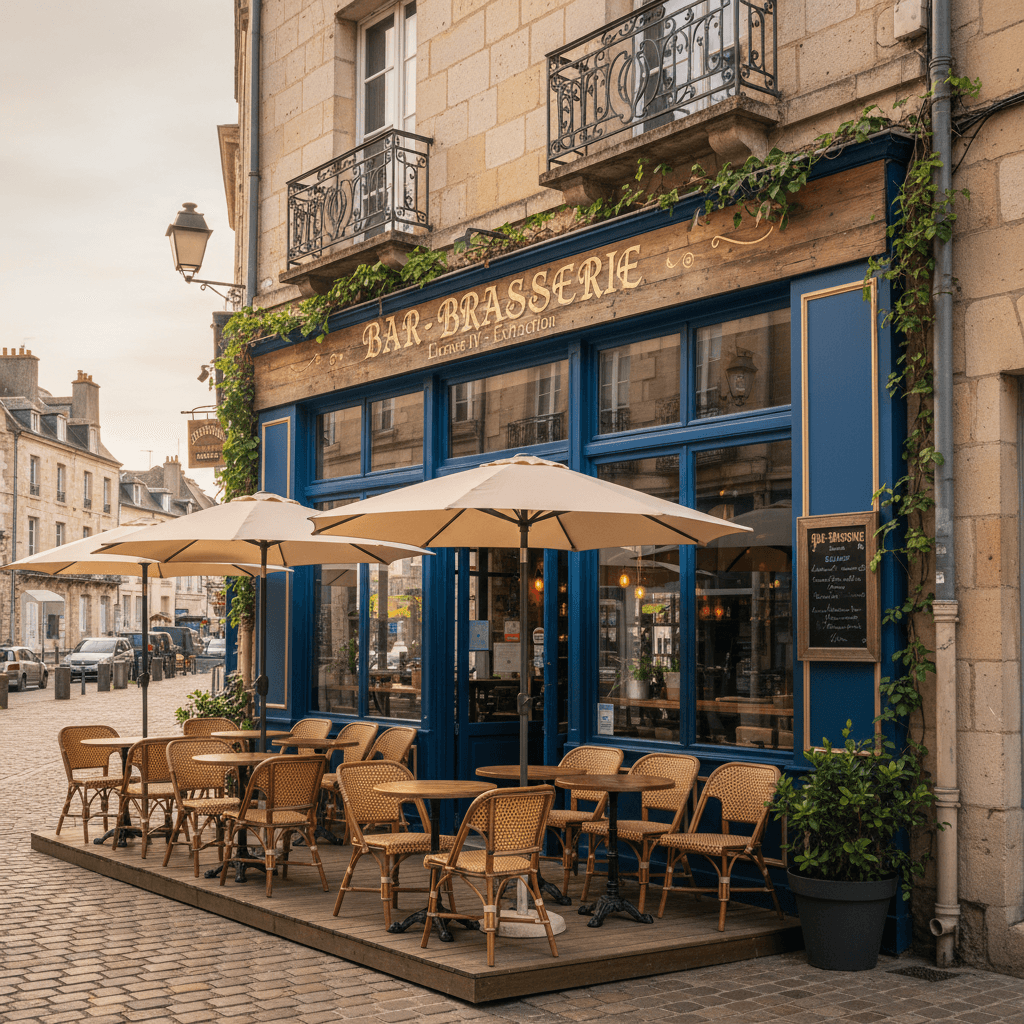 Bar-brasserie à La Rochelle : licence IV - extraction