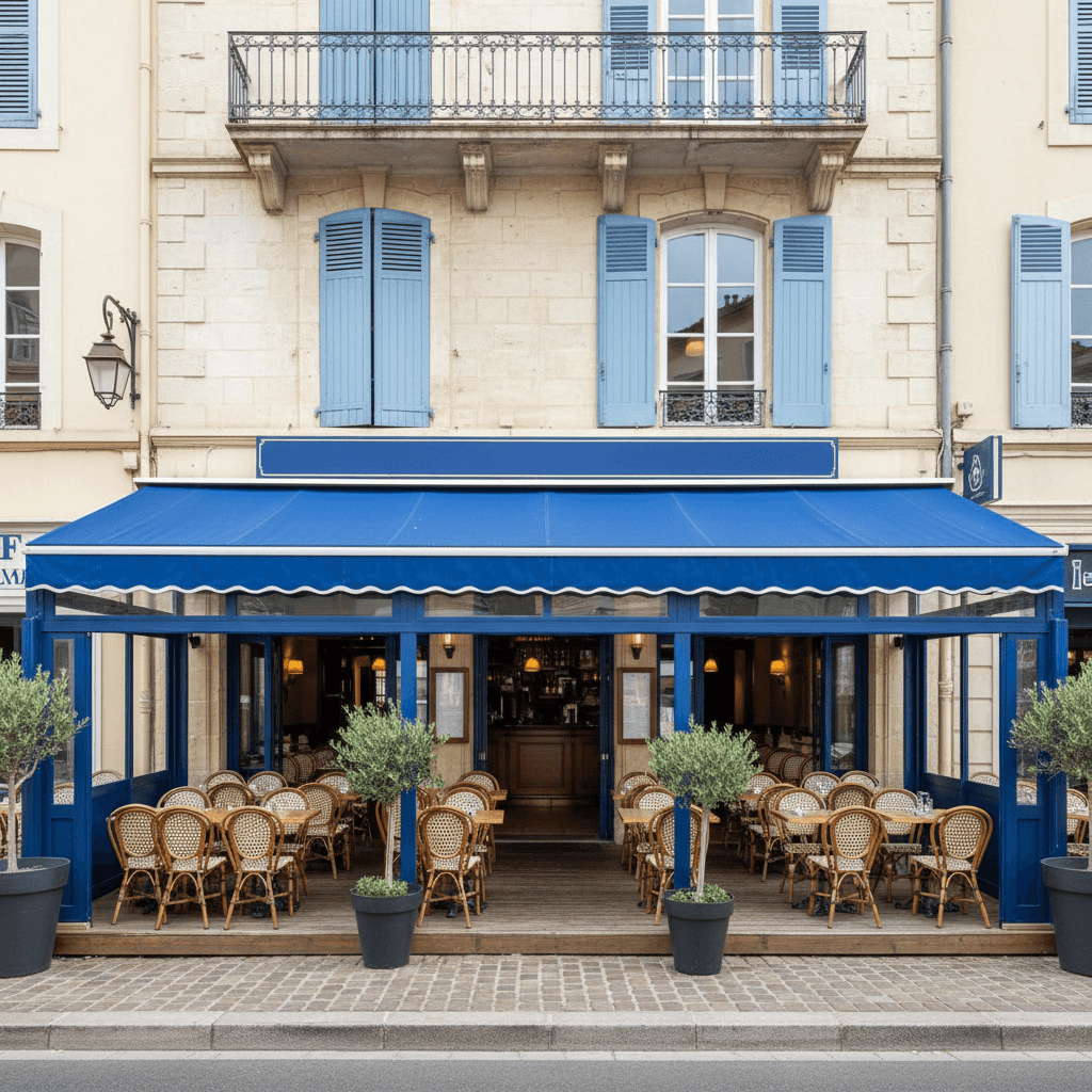 Restaurant à Toulon : terrasse - extraction - Image 1