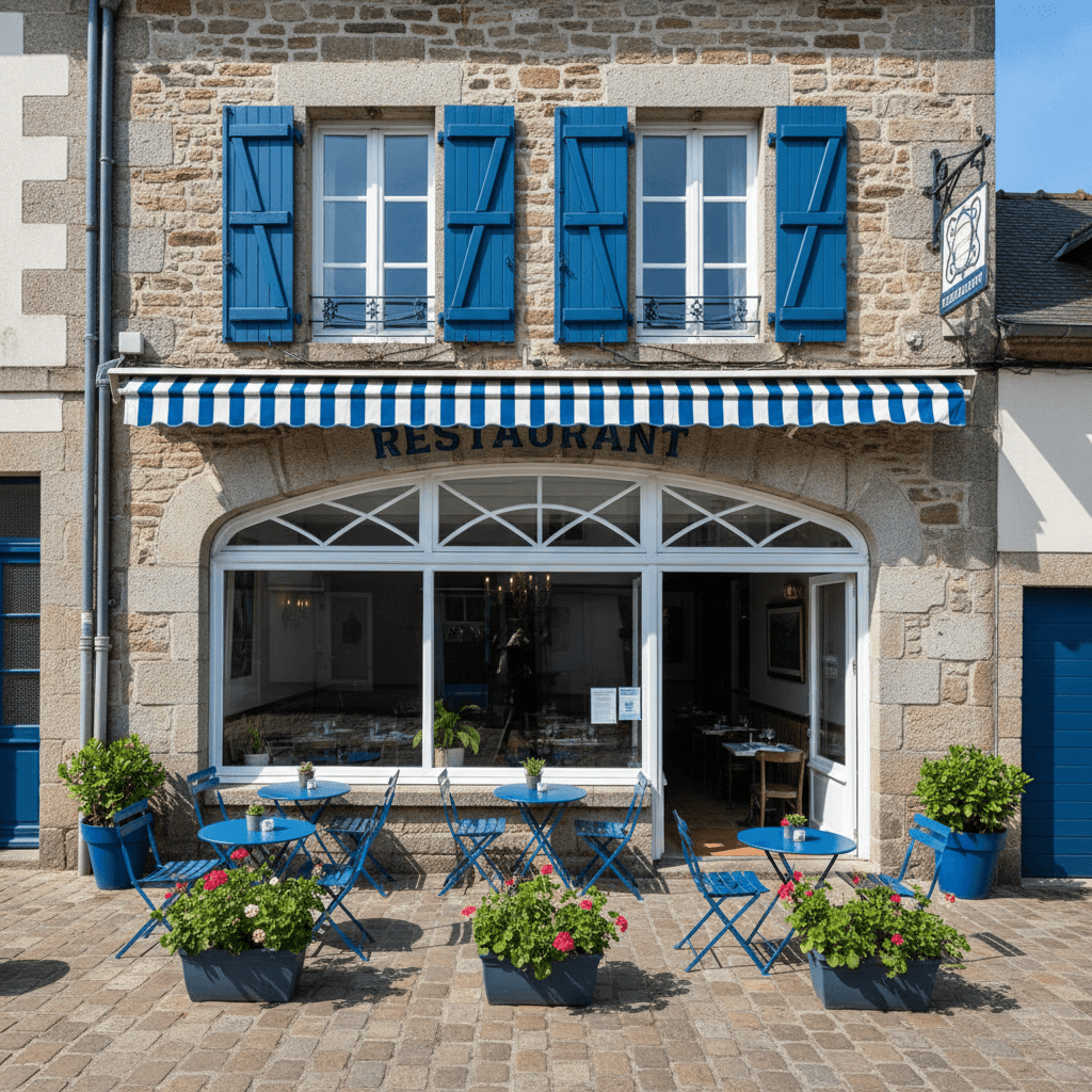 Restaurant 130m² à Auray : terrasse - licence IV - Image 1