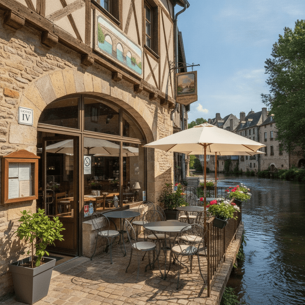 Restaurant à Périgueux : terrasse - licence IV - Image 1