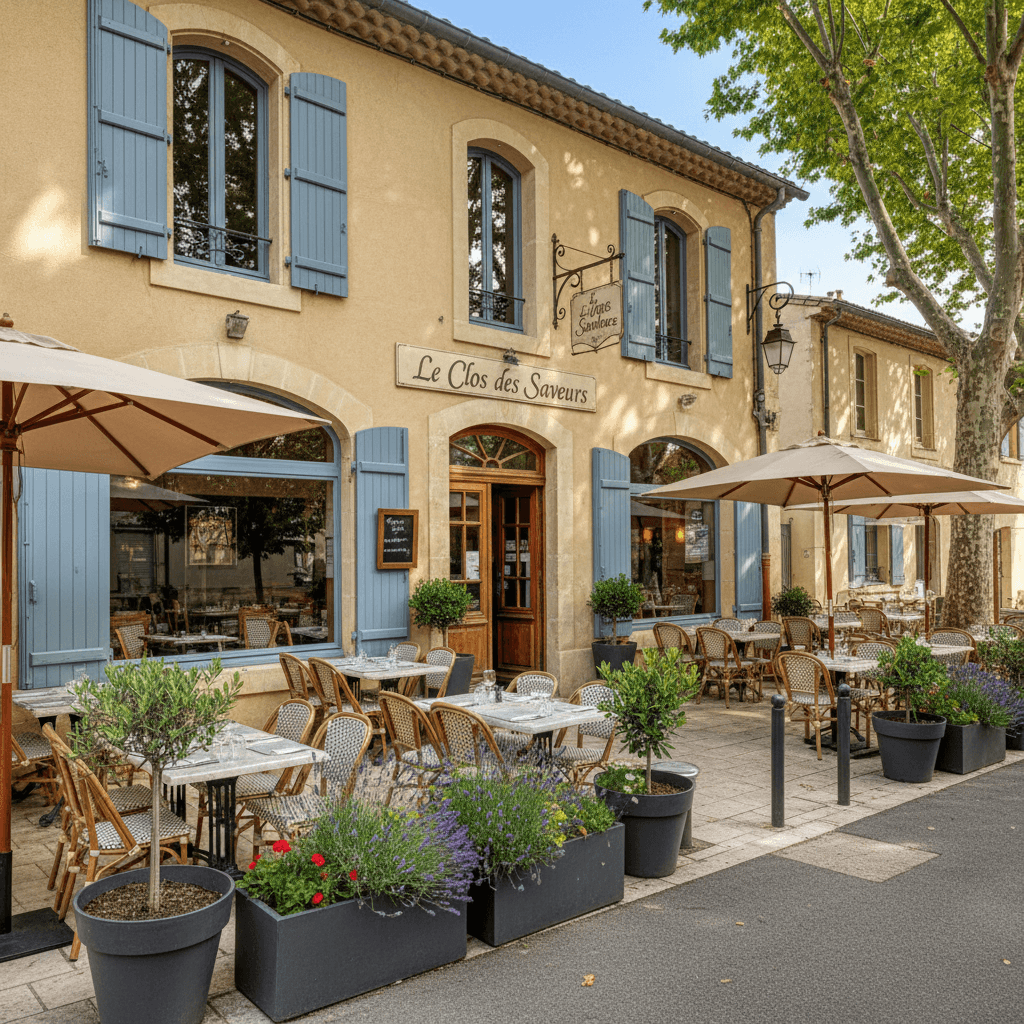 Restaurant 200m² à Le Thor : terrasse - licence IV - Image 1
