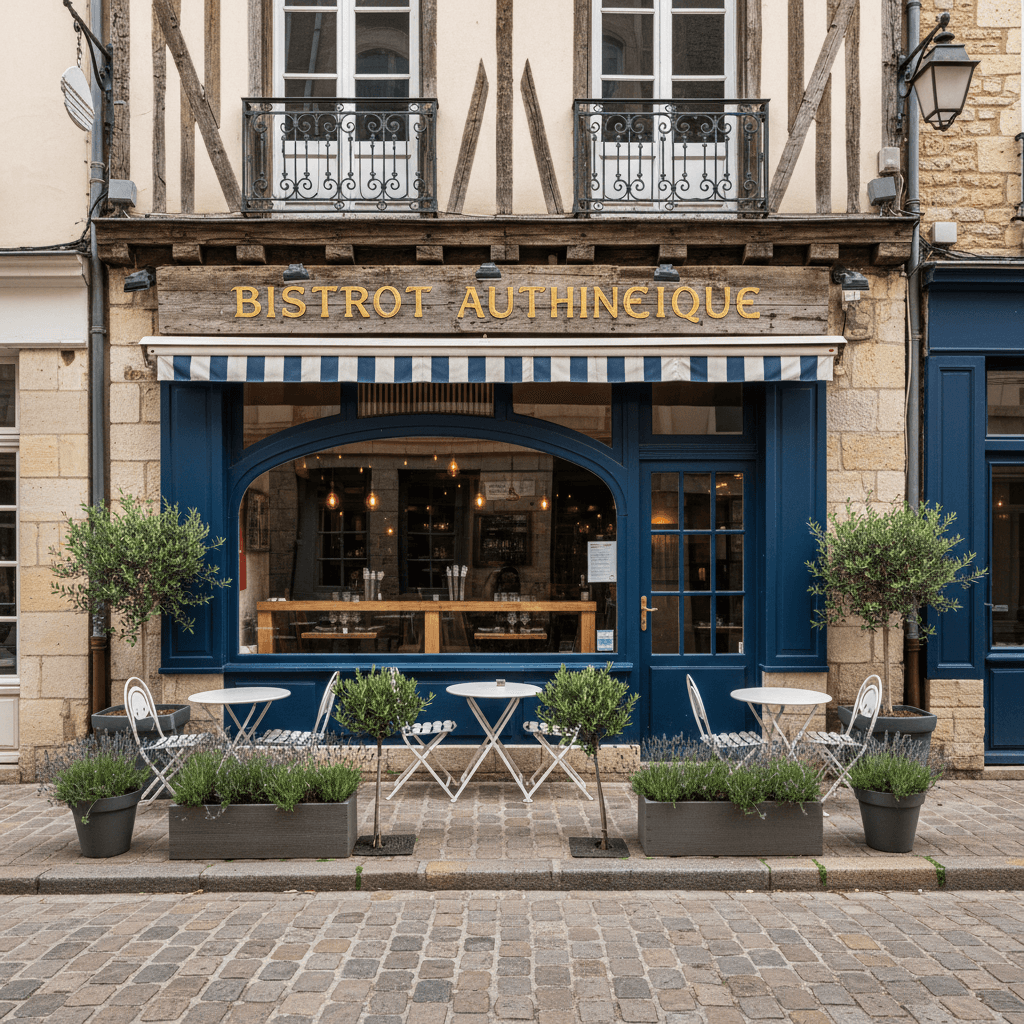 Restaurant à Caen : terrasse - Image 1