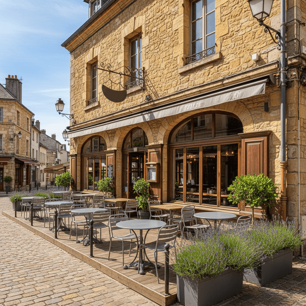 Restaurant 2445m² à Couzon-Au-Mont-D'Or : terrasse - licence IV - Image 1