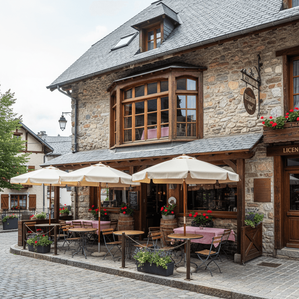 Restaurant 60m² à Bourg-Saint-Maurice : terrasse - licence IV - Image 1