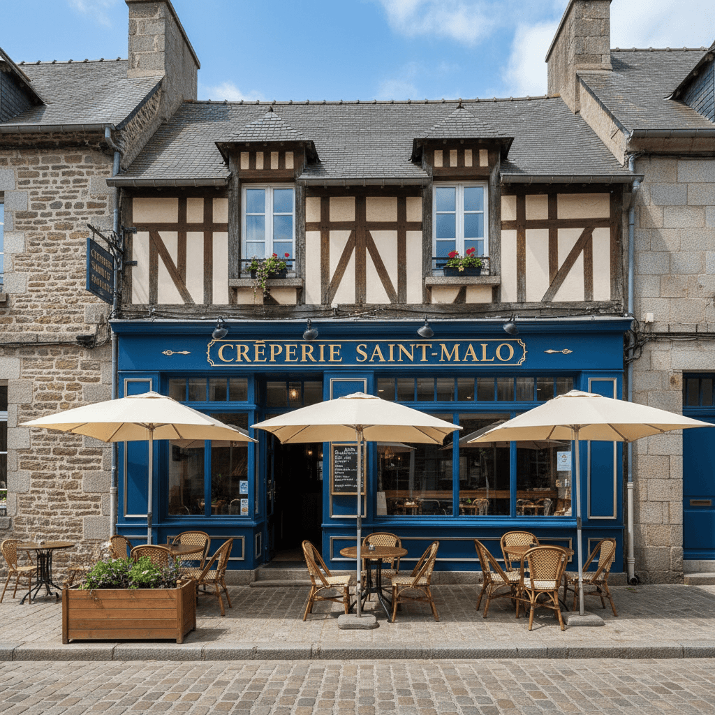 Restaurant à Saint-Malo : terrasse - Image 1