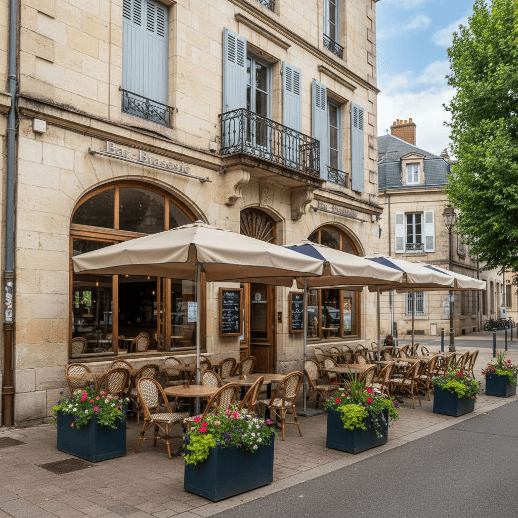 Bar-brasserie 150m² à Bar-Le-Duc : terrasse - licence IV - Image 1