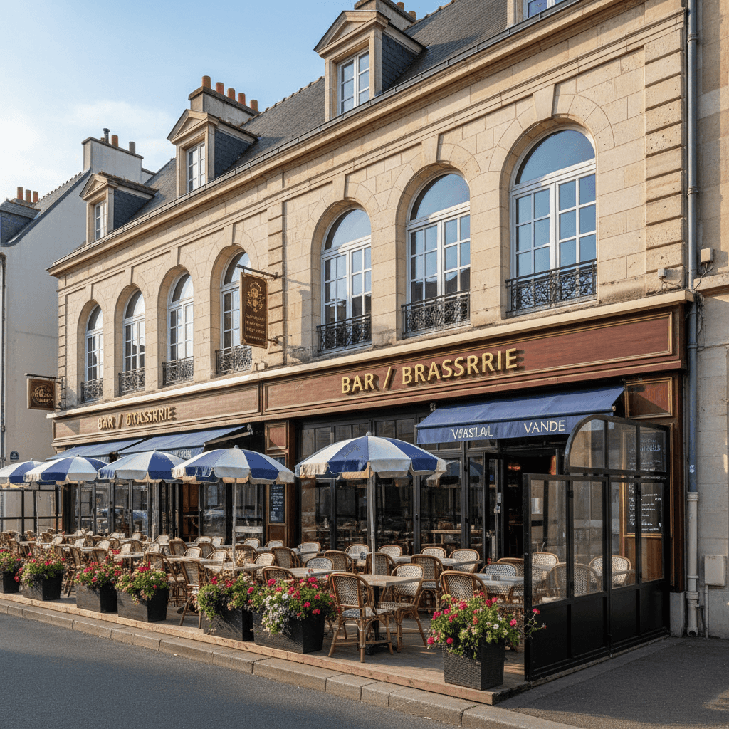 Bar-brasserie à Le Havre : terrasse - licence IV - Image 1