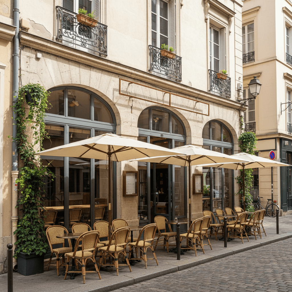 Restaurant à Lyon : terrasse - extraction