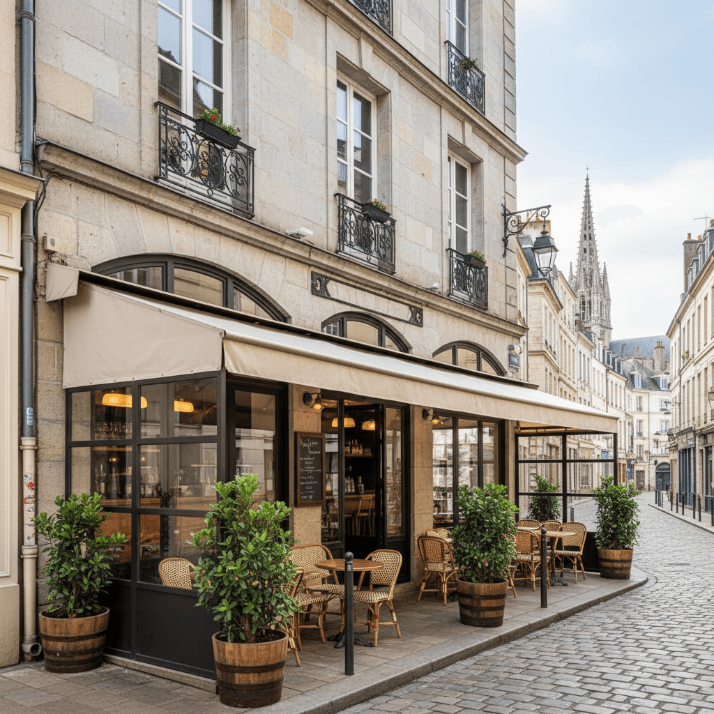 Restaurant 75m² à Nantes : terrasse - extraction - Image 1