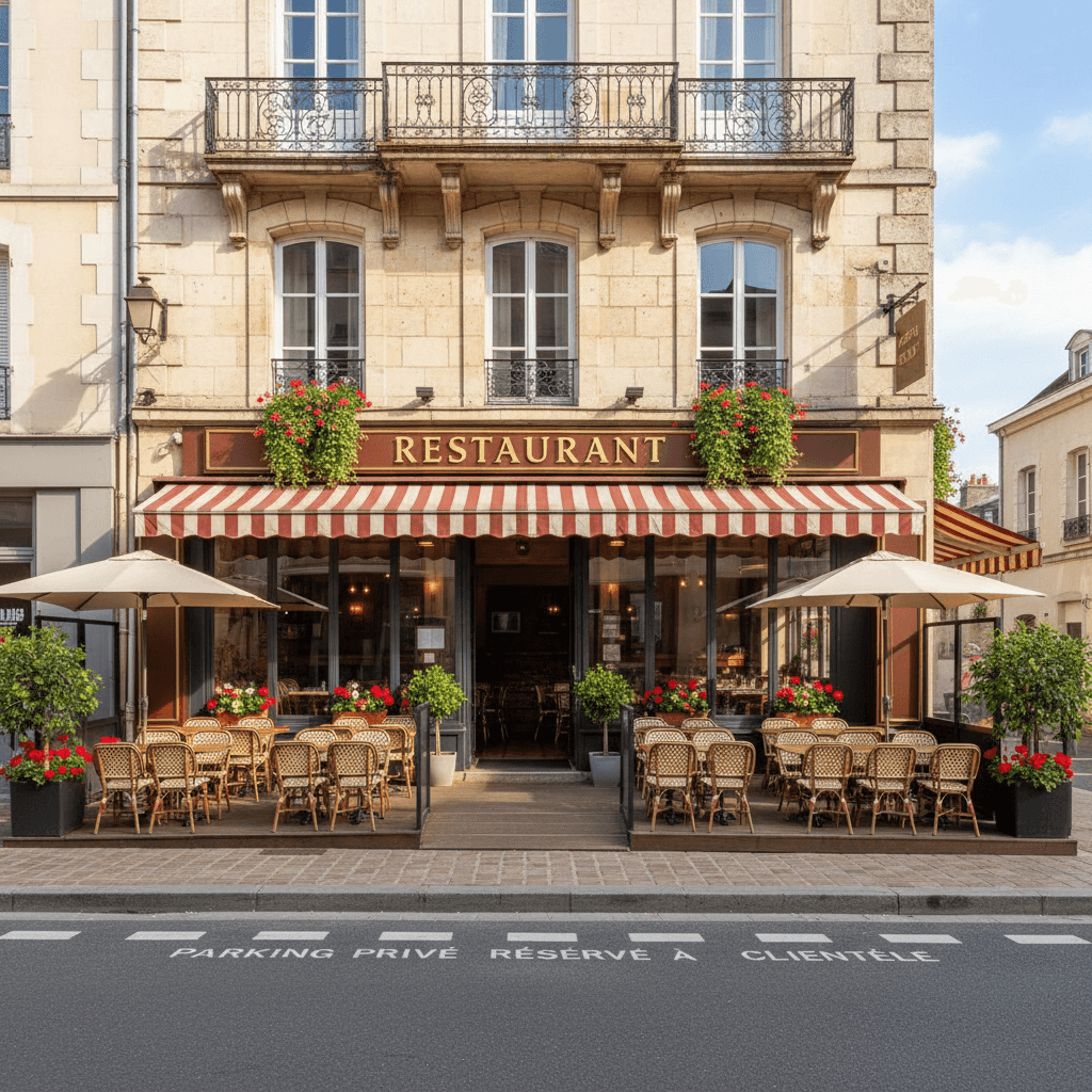 Restaurant 150m² à Saint-Lô : terrasse - licence IV - Image 1