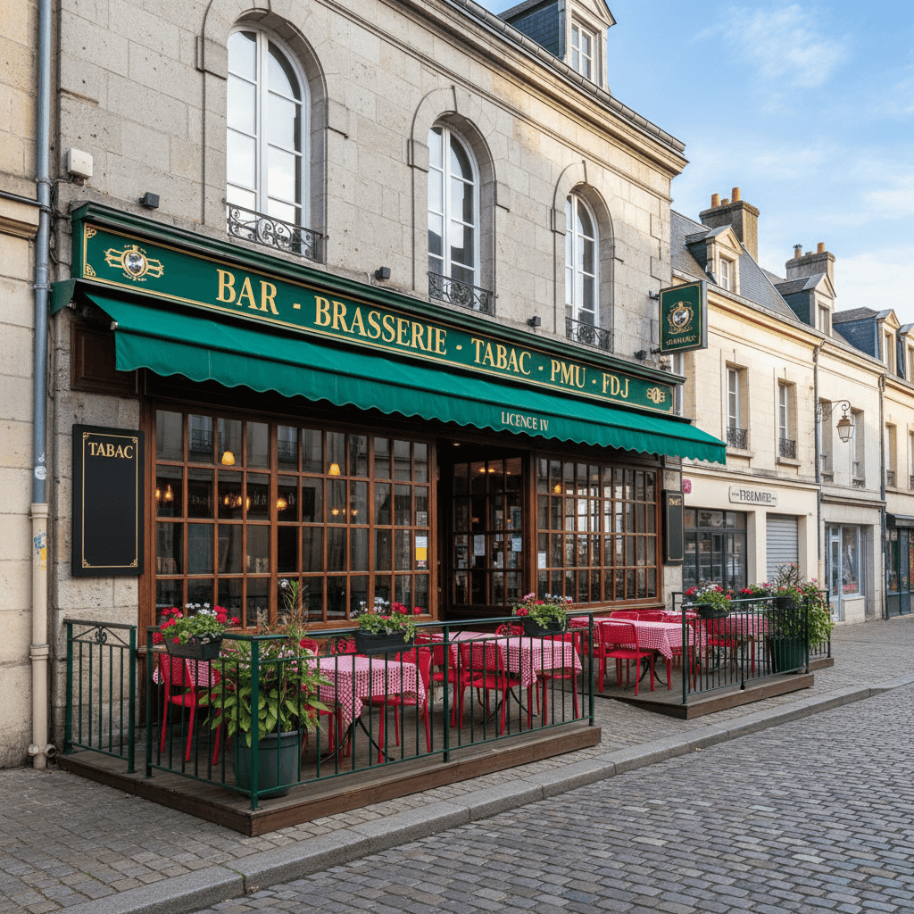 Bar-brasserie à Pont-À-Mousson : terrasse - licence IV - Image 1