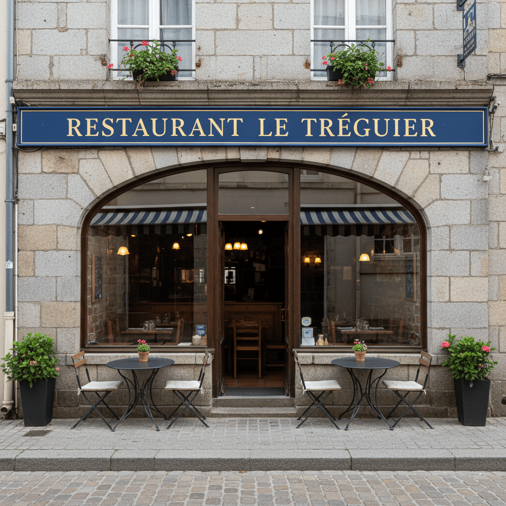 Restaurant 200m² à Tréguier : terrasse - licence IV - Image 1