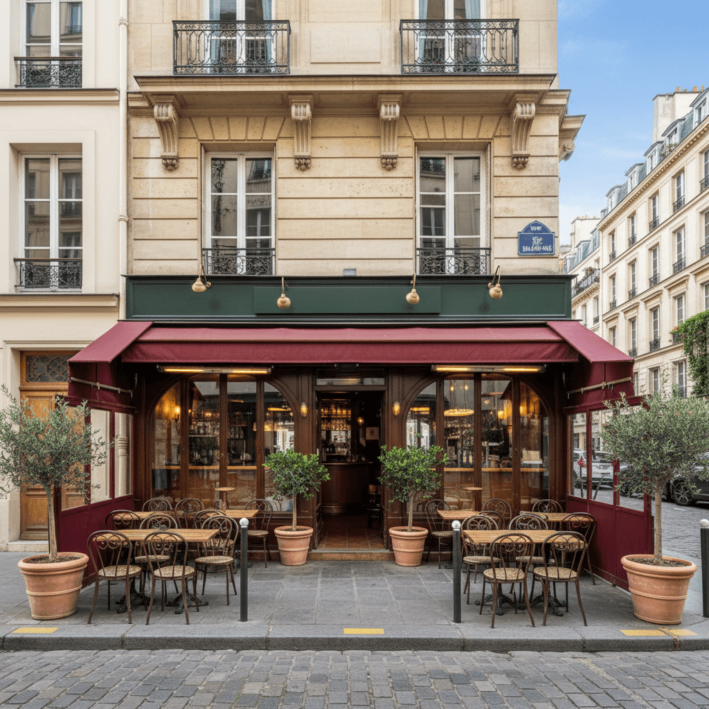 Restaurant 36 couverts à Paris : terrasse - Image 1