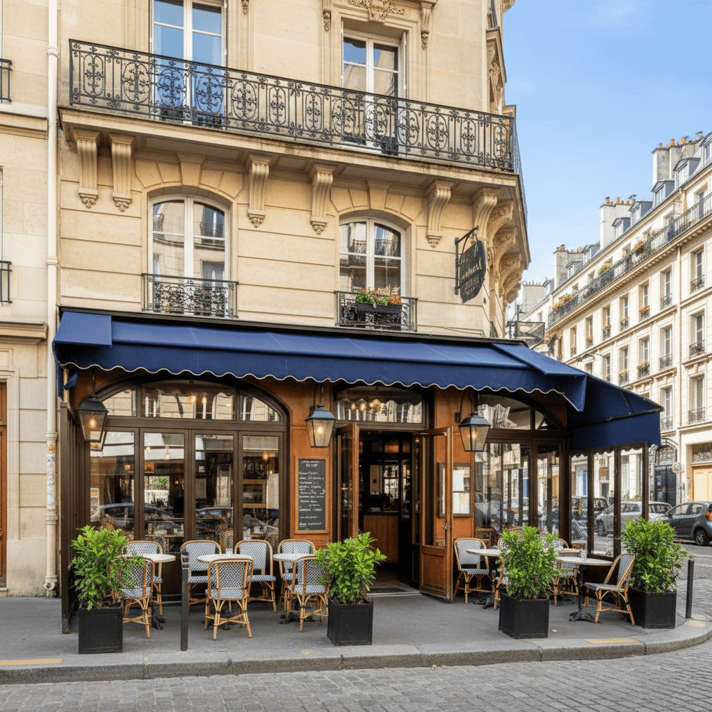 Restaurant 30 couverts à Paris : terrasse - licence IV en liquidation judiciaire