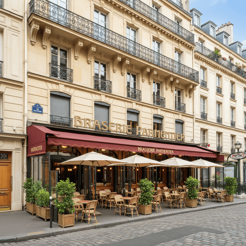 Restaurant 220m² à Paris : terrasse - Image 1