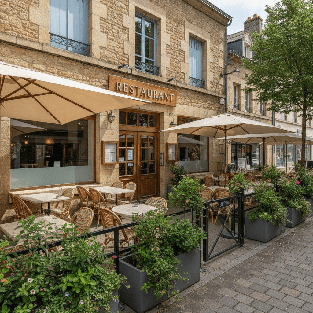Restaurant à Lorient : terrasse - licence IV - Image 1