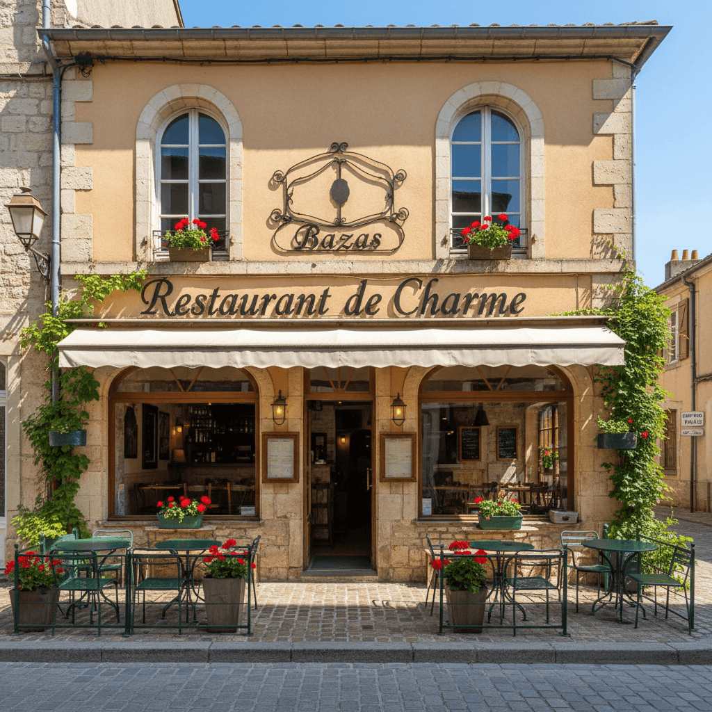 Restaurant à Bazas : parking - Image 1