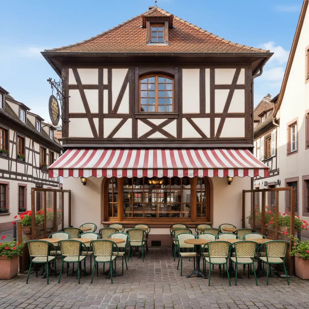 Bar-brasserie 40m² à Strasbourg : terrasse - licence IV - Image 1