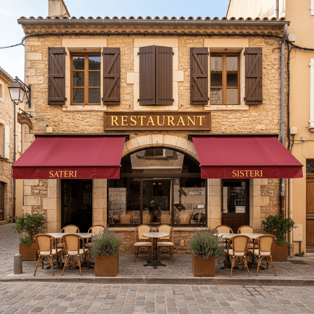 Restaurant 110m² à Sisteron : terrasse - licence IV - Image 1