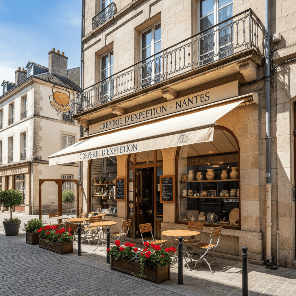 Restaurant à Nantes : terrasse - Image 1