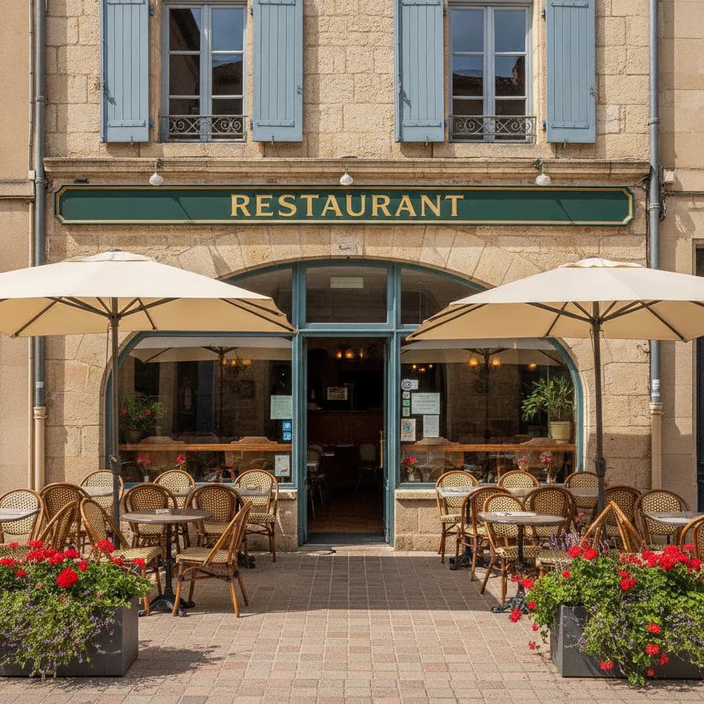 Restaurant 110m² à Romans-Sur-Isère : terrasse - Image 1