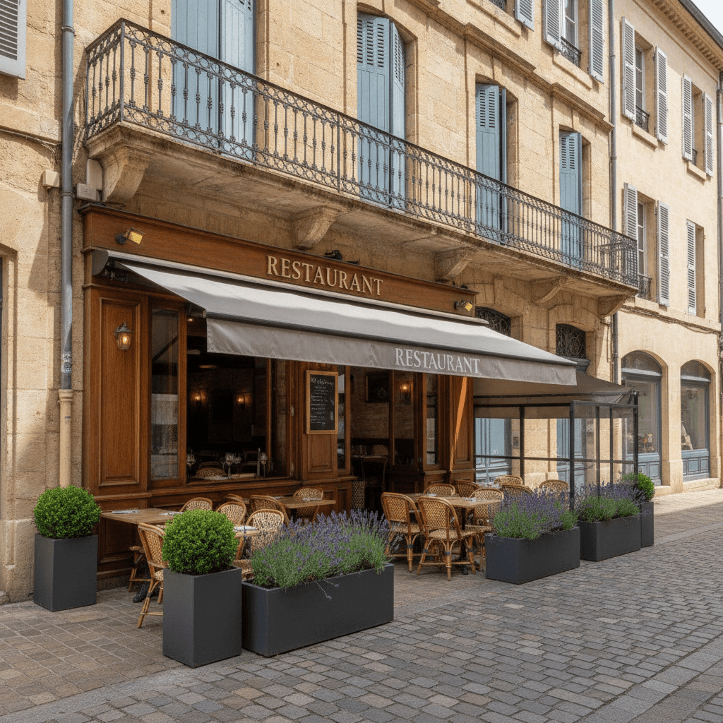 Restaurant 150m² à Montpellier : terrasse - licence IV