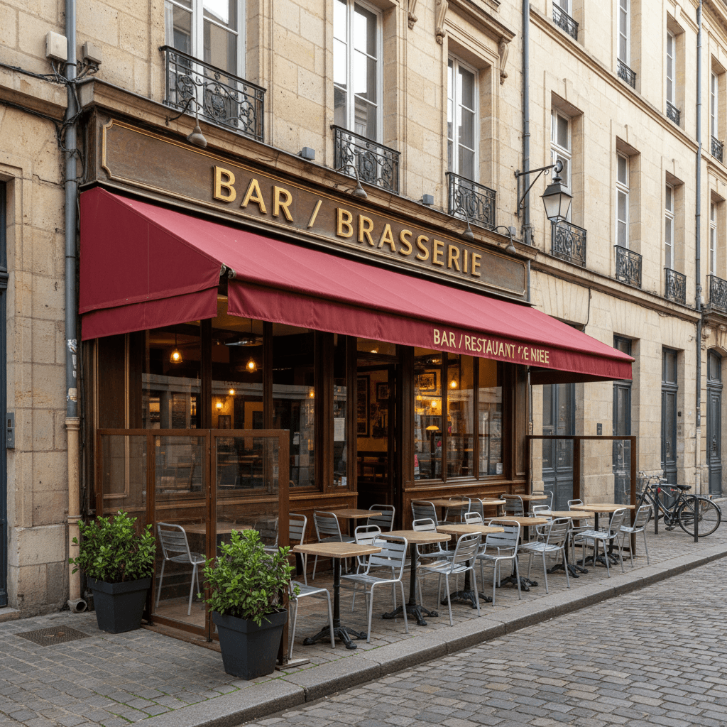 Bar-brasserie à Rennes : terrasse - licence IV