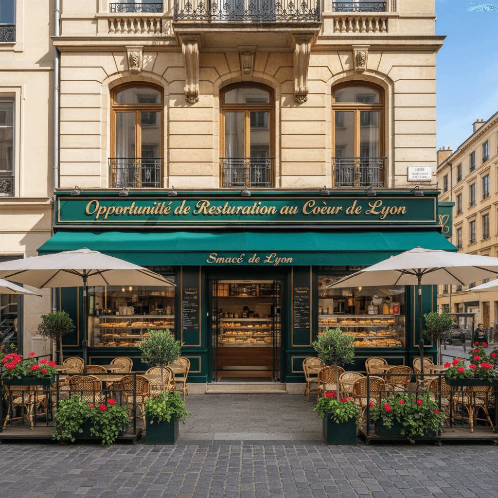 Snack à Lyon : terrasse