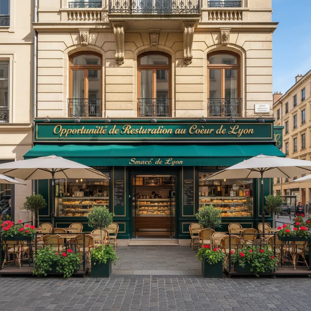 Snack à Lyon : terrasse - Image 1