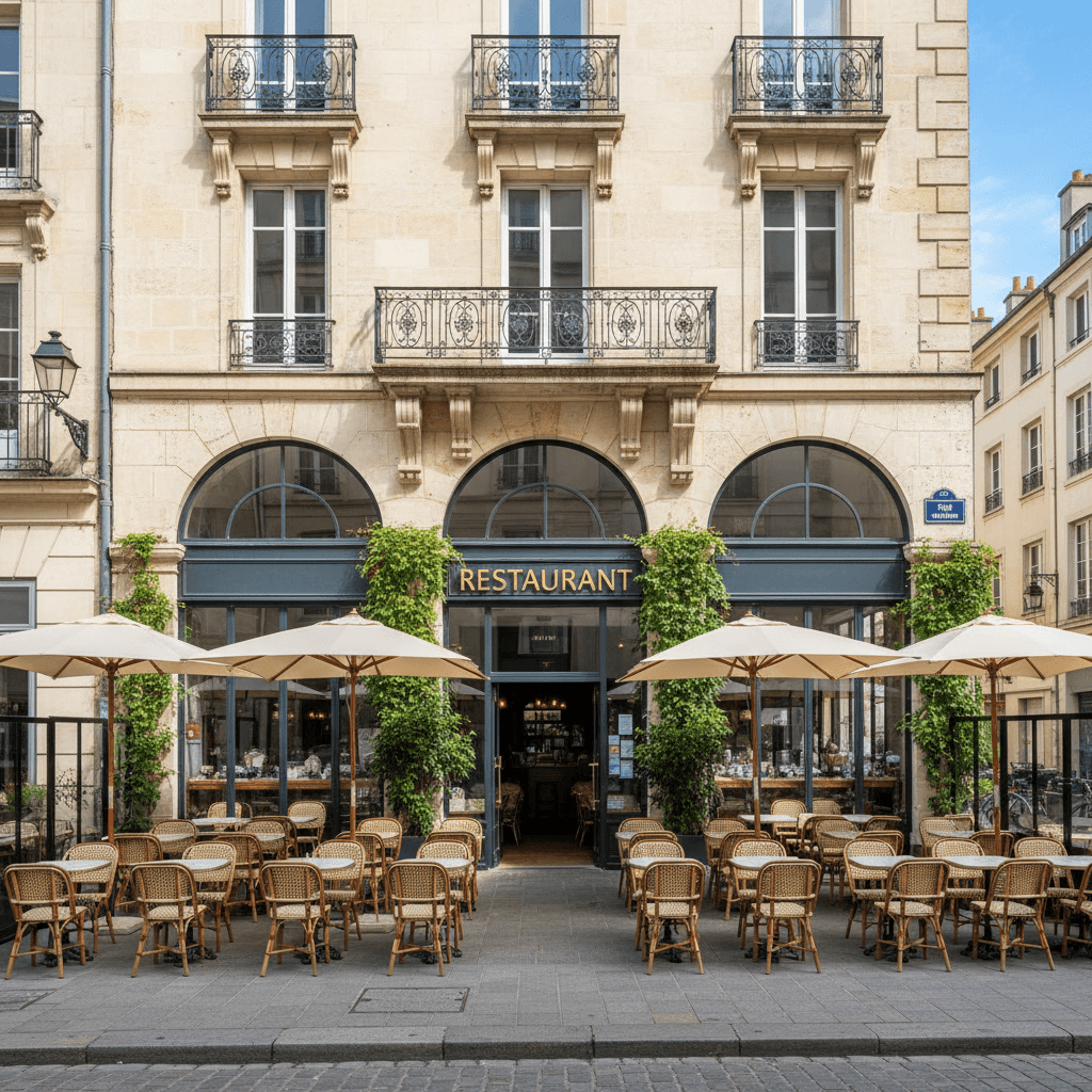 Restaurant 450m² à Nantes : terrasse - licence IV