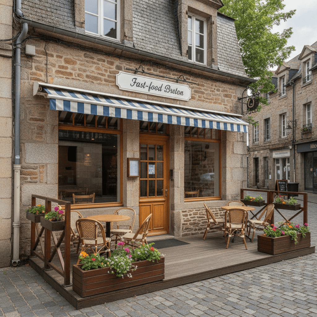 Fast-food 50m² à Vannes : licence IV - extraction - Image 1