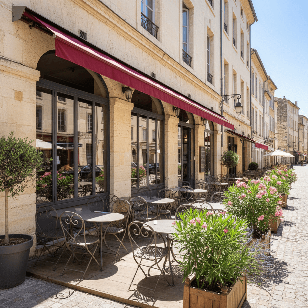 Restaurant 220m² à Montpellier : terrasse - licence IV