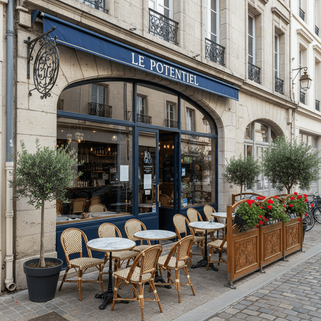 Bar-brasserie à La Rochelle : terrasse - licence IV - Image 1