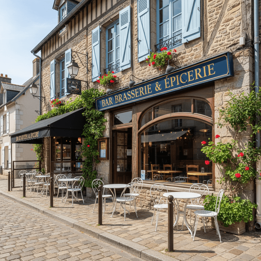 Bar-brasserie 140m² à Veules-Les-Roses : terrasse - licence IV - Image 1