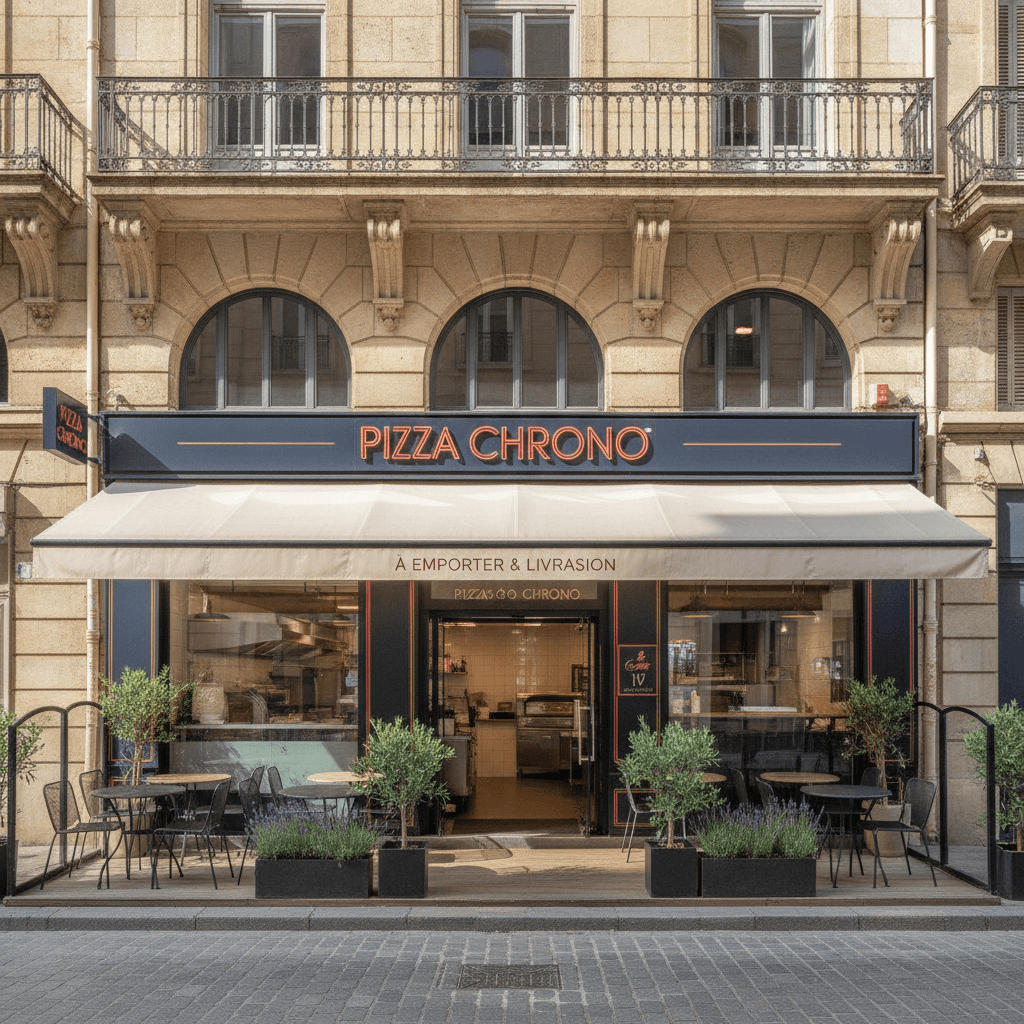 Fast-food à Montpellier : terrasse - licence IV