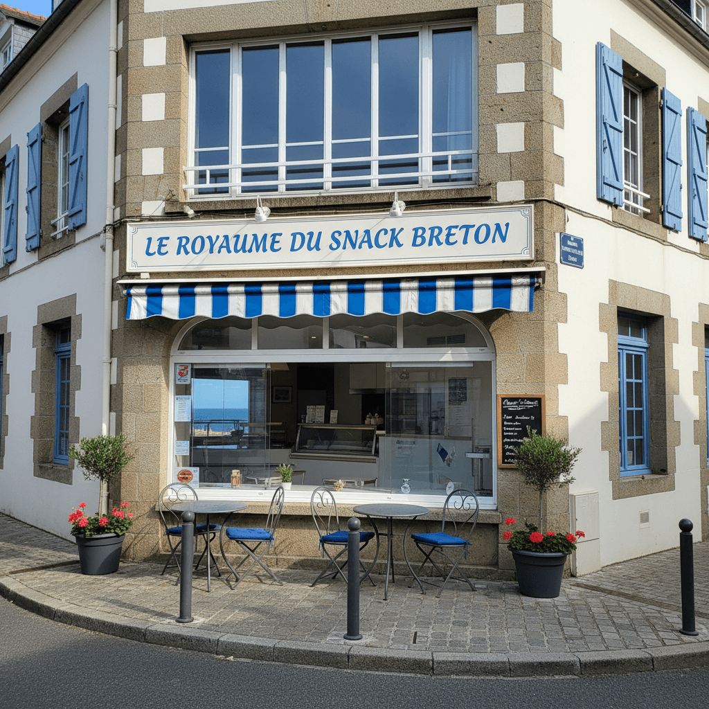 Snack 250m² à Saint-Quay-Portrieux : terrasse - Image 1