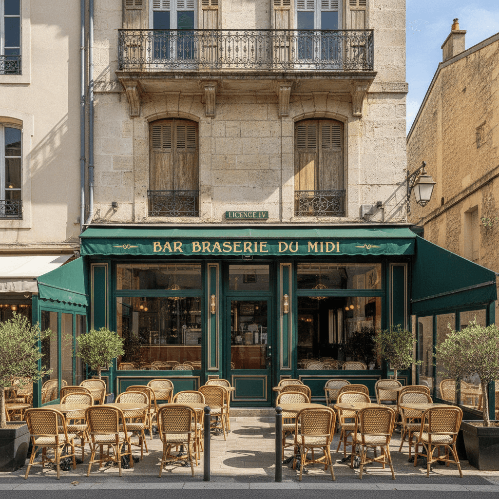 Bar-brasserie 150m² à Draguignan : terrasse - licence IV - Image 1