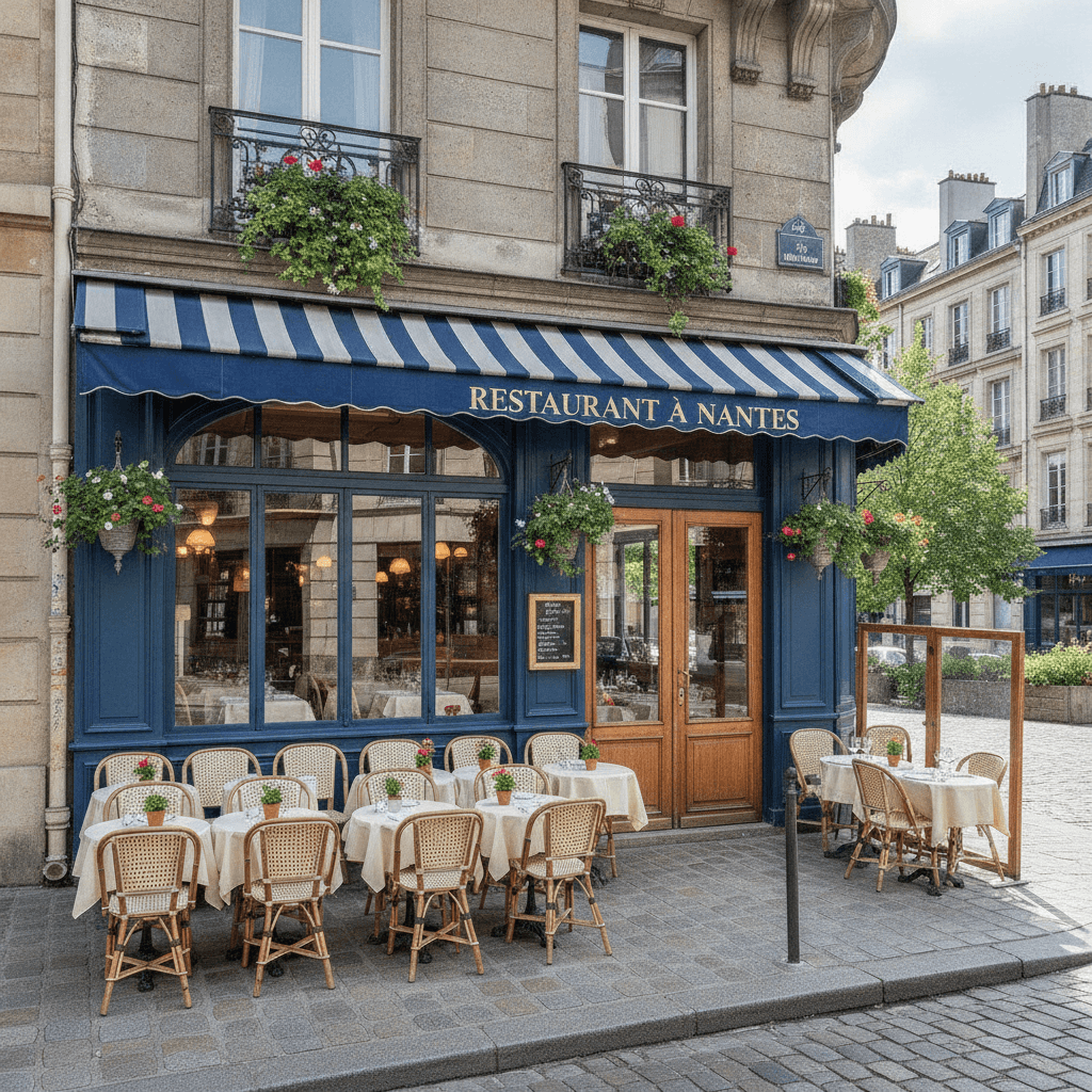 Restaurant à Nantes : terrasse