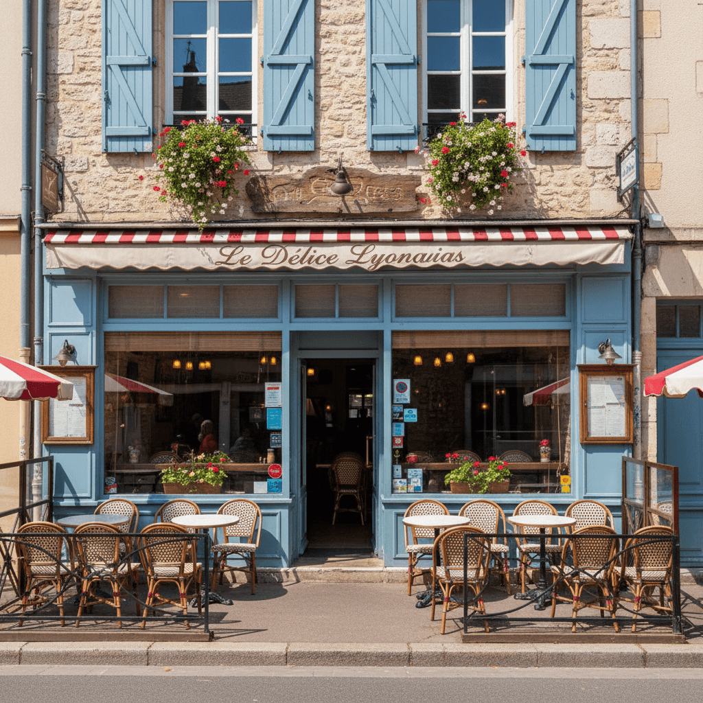 Restaurant à Saint-Genis-Laval : terrasse - licence IV - Image 1