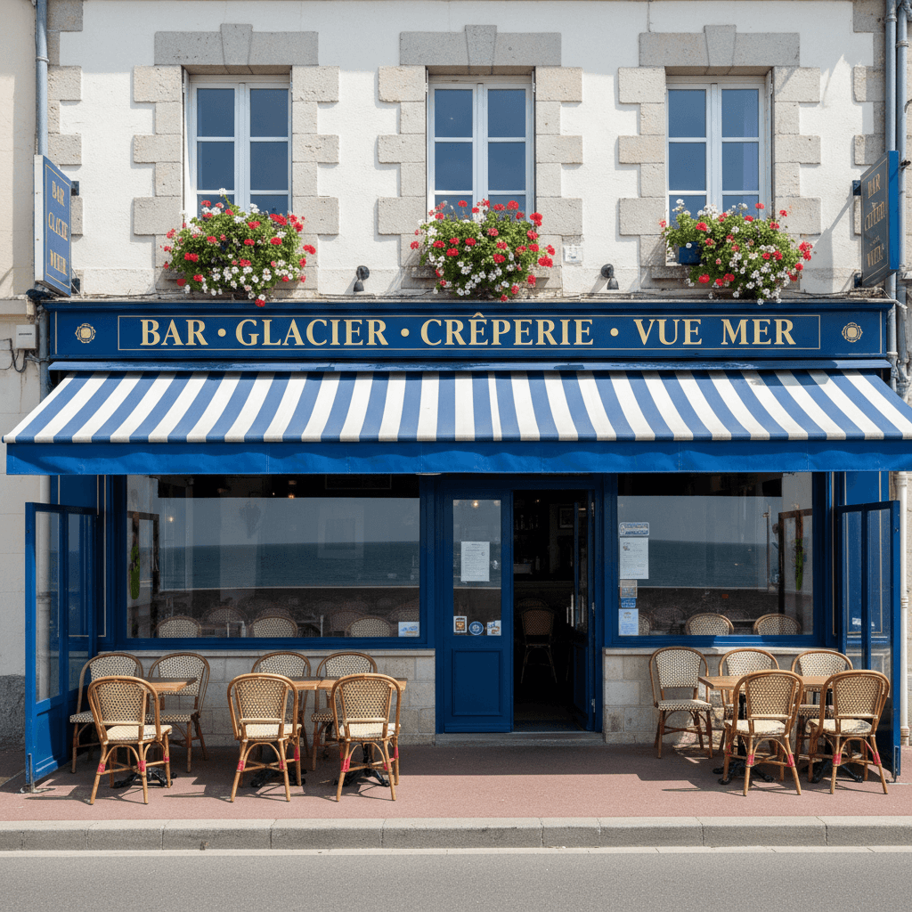 Bar-brasserie 200m² à Pornic : terrasse - licence IV - Image 1