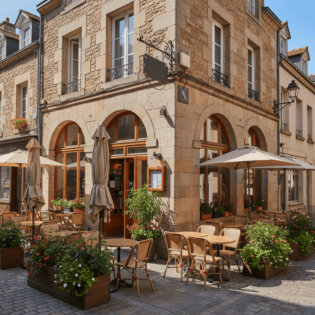 Restaurant à Vannes : terrasse - licence IV - Image 1
