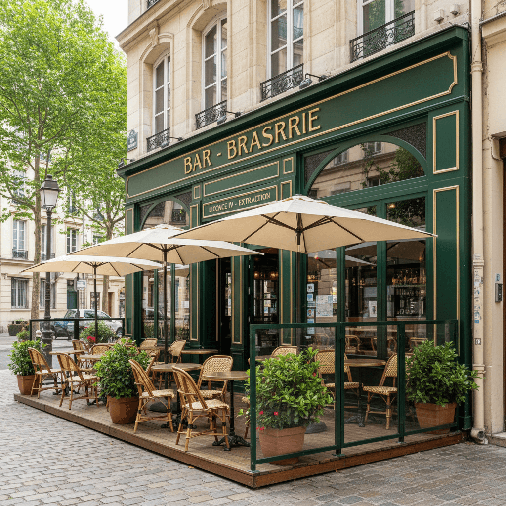 Bar-brasserie 227m² à Lyon : licence IV - extraction