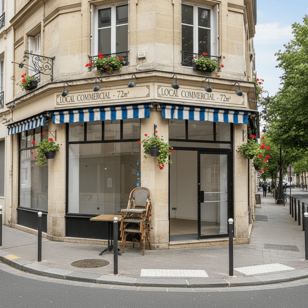 Murs et fonds 94m² à Asnières-sur-Seine - Image 1