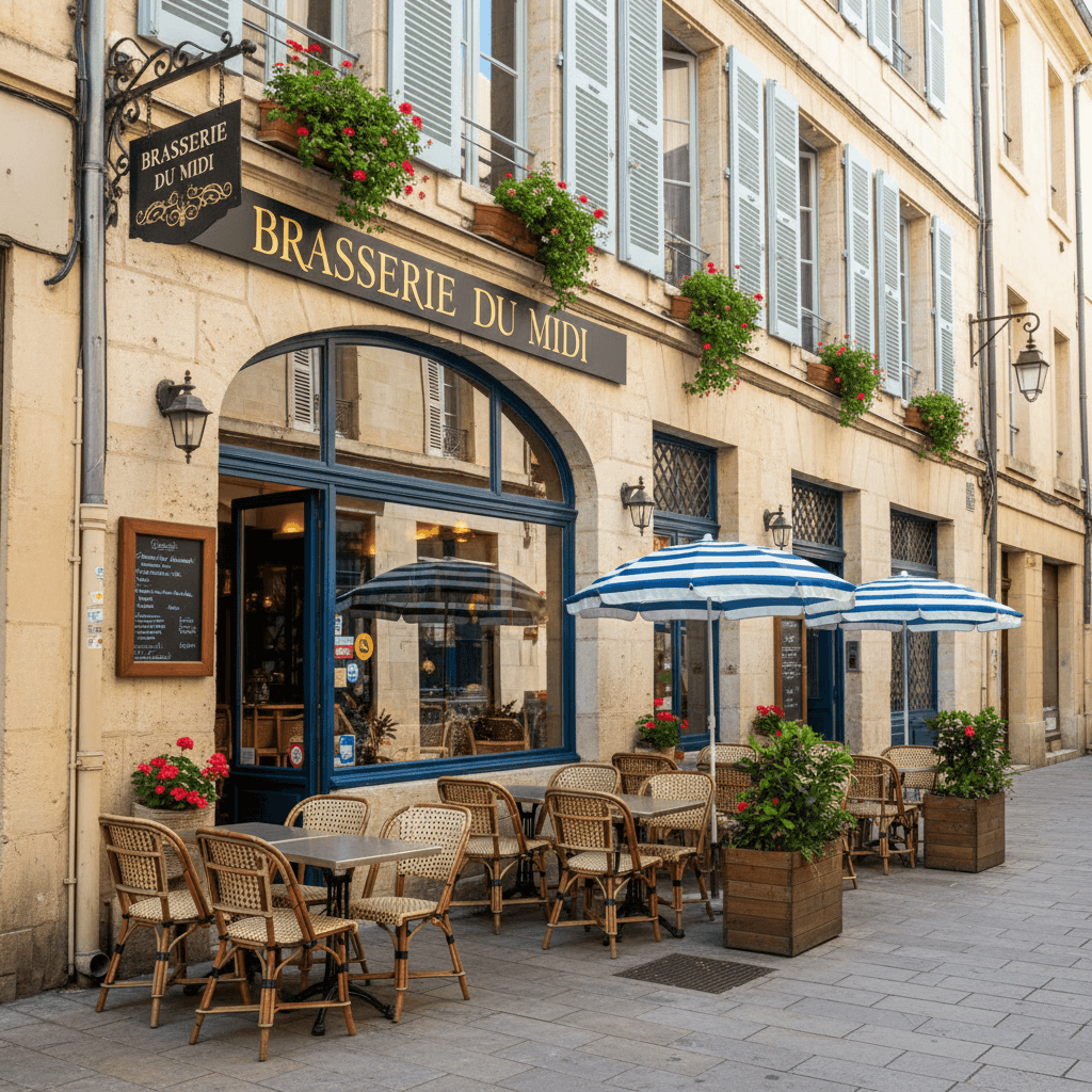 Restaurant 114m² à Montpellier : terrasse - Image 1