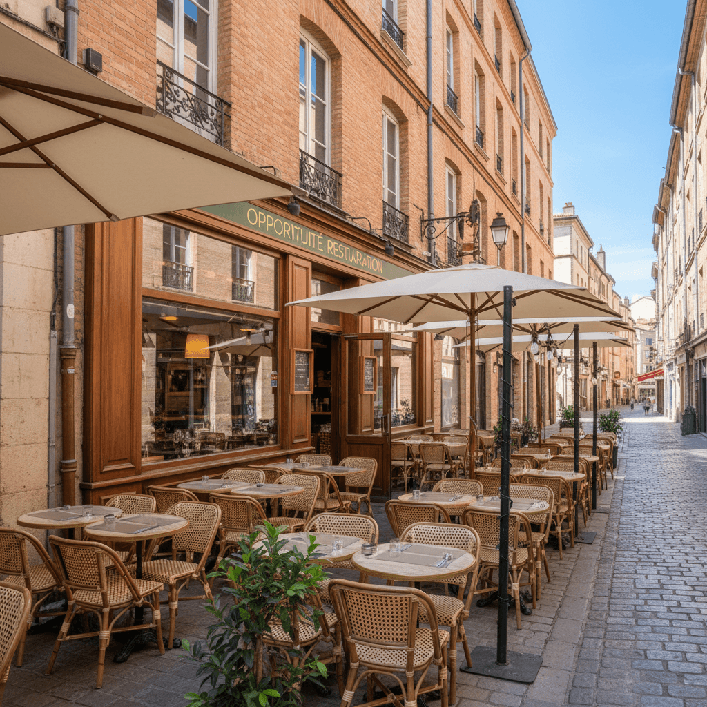 Snack à Toulouse : terrasse - licence IV