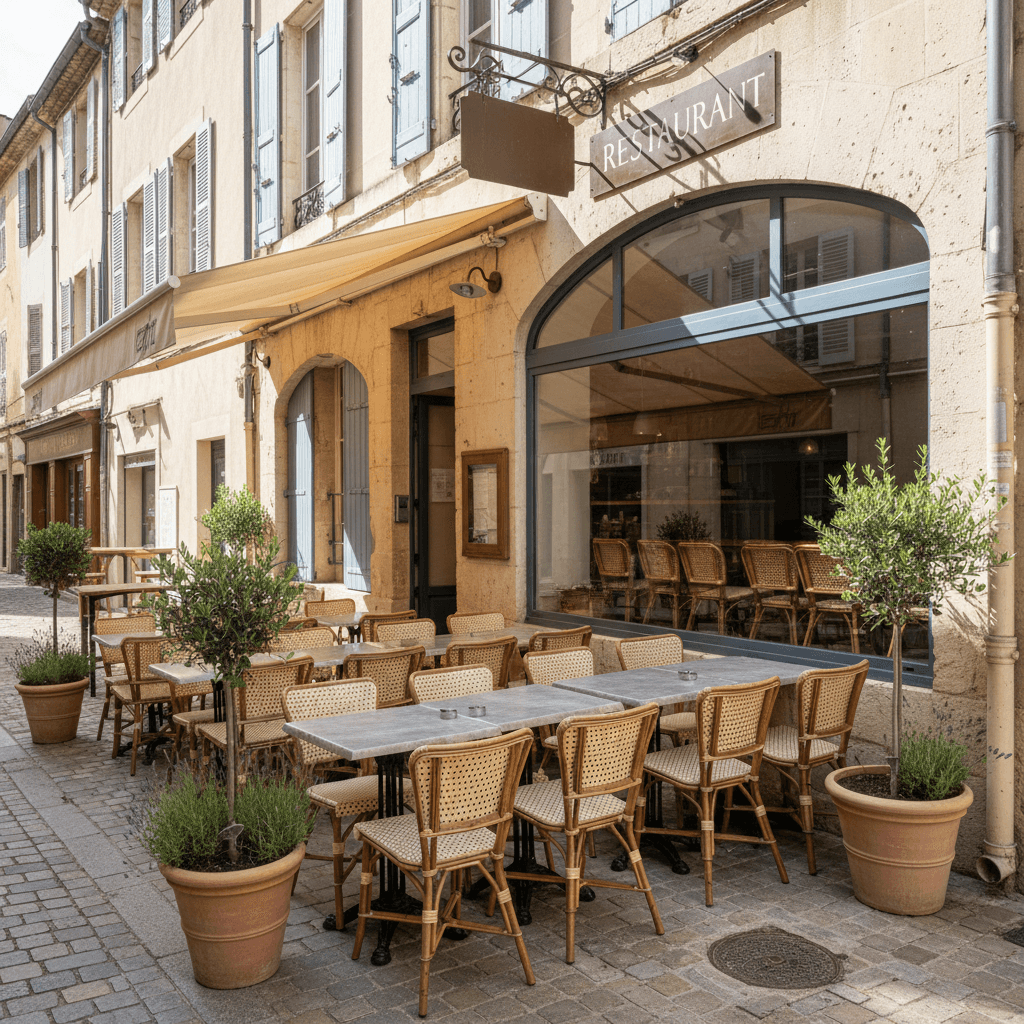 Restaurant 29m² à Aix-En-Provence : terrasse - licence IV